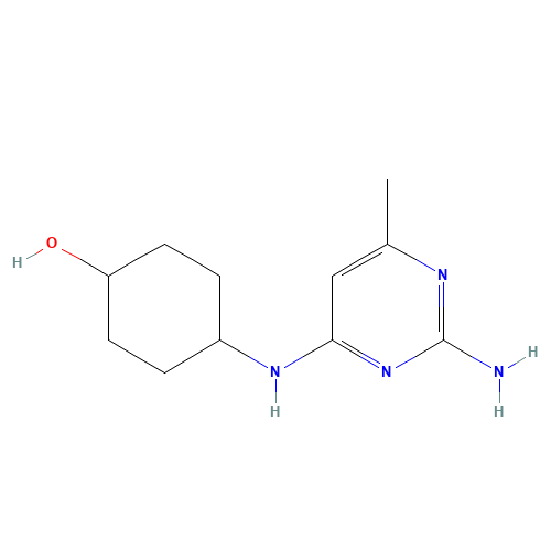 (1r,4r)-4-(2-amino-6-methylpyrimidin-4-ylamino)cyclohexanol (CAS: 1184914-26-8) - Related Chemical Product