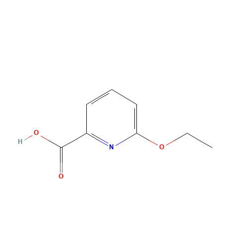 6-Ethoxypyridine-2-carboxylic acid (CAS: 42955-22-6) - Chemical Structure and Molecular Formula 