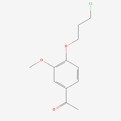 4-(3-chloropropoxy)-3-methoxyacetophenone (CAS: 58113-30-7) - Related Chemical Product