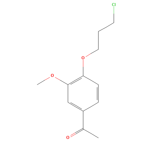 4-(3-chloropropoxy)-3-methoxyacetophenone (CAS: 58113-30-7) - Related Chemical Product