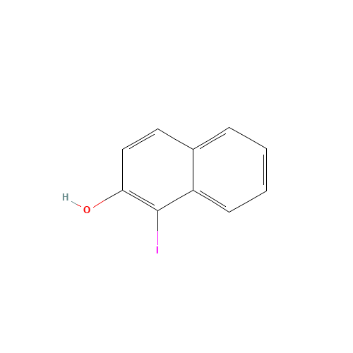 1-Iodo-2-naphthol (CAS: 2033-42-3) - Chemical Structure and Molecular Formula 