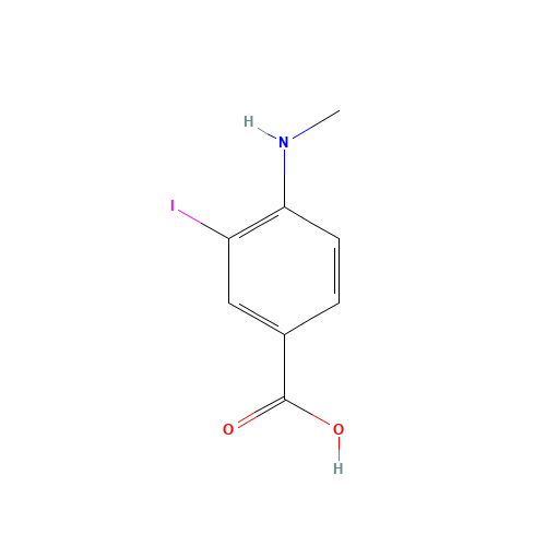 3-iodo-4-(methylamino)benzoic acid (CAS: 500699-01-4) - Related Chemical Product