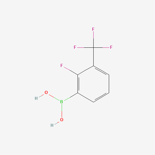 2-FLUORO-3-(TRIFLUOROMETHYL)PHENYLBORON& (CAS: 157834-21-4) - Chemical Structure and Molecular Formula 