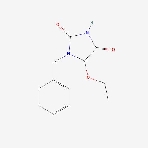 1-Benzyl-5-ethoxyhydantoin (CAS: 65855-02-9) - Chemical Structure and Molecular Formula 