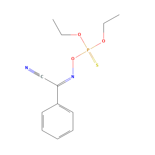 Phoxim (CAS: 14816-18-3) - Chemical Structure and Molecular Formula 