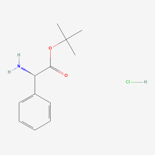 H-PHG-OTBU HCL (CAS: 161879-12-5) - Chemical Structure and Molecular Formula 