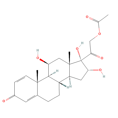 16alpha-Hydroxyprednisonlone acetate (CAS: 86401-80-1) - Related Chemical Product