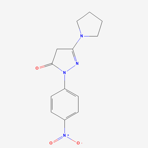 1-(4-Nitrophenyl)-3-pyrrolidino-2-pyrazolin-5-one (CAS: 30818-17-8) - Related Chemical Product