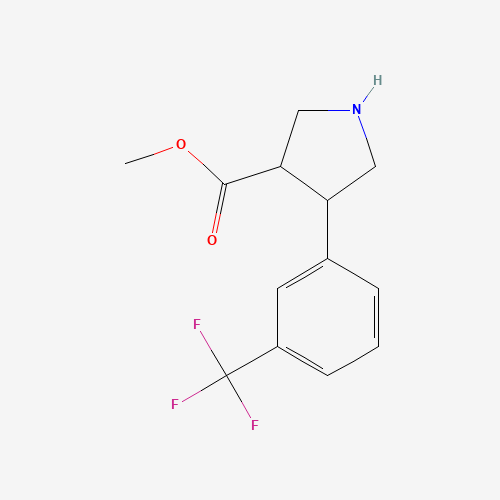 Trans-methyl 4-(3-(trifluoromethyl)phenyl)pyrrolidine-3-carboxylate (CAS: 169248-95-7) - Related Chemical Product