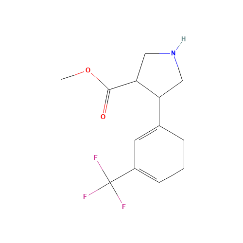 Trans-methyl 4-(3-(trifluoromethyl)phenyl)pyrrolidine-3-carboxylate (CAS: 169248-95-7) - Related Chemical Product