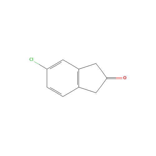 5-Chloro-2-indanone (CAS: 74444-81-8) - Chemical Structure and Molecular Formula 