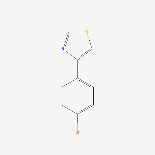 4-(4-Bromophenyl)thiazole (CAS: 1826-20-6) - Chemical Structure and Molecular Formula 