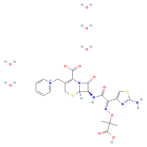 Ceftazidime (CAS: 78439-06-2) - Chemical Structure and Molecular Formula 