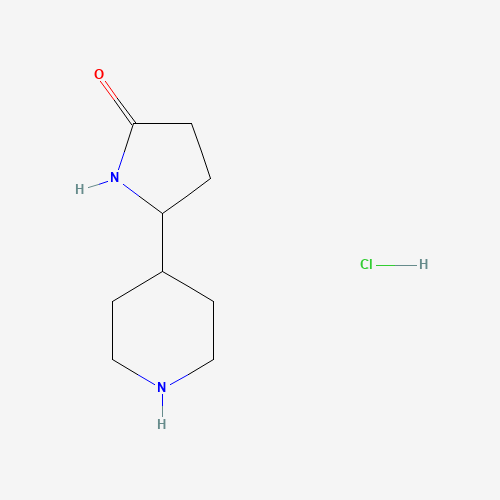 5-(piperidin-4-yl)pyrrolidin-2-one hydrochloride (CAS: 1184916-48-0) - Related Chemical Product