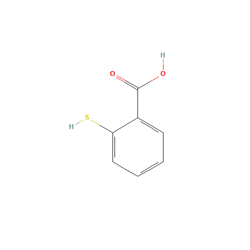 Thiosalicylic acid (CAS: 147-93-3) - Chemical Structure and Molecular Formula 