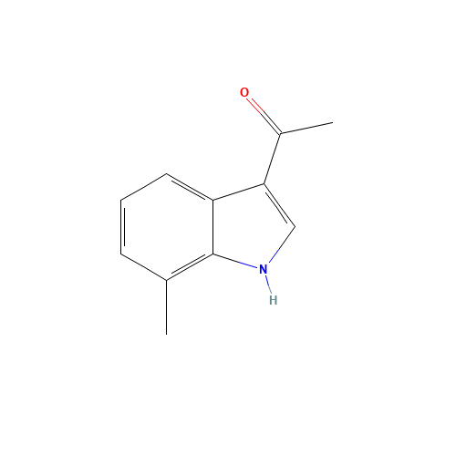 3-Acetyl-7-methylindole (CAS: 278180-95-3) - Chemical Structure and Molecular Formula 
