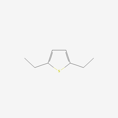 2,5-Diethylthiophene (CAS: 5069-23-8) - Chemical Structure and Molecular Formula 