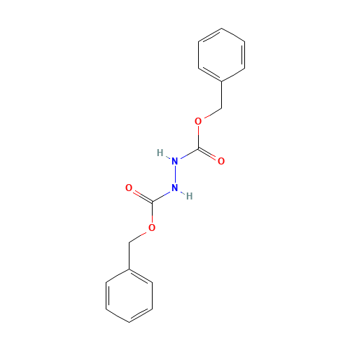 1,2-DICARBOBENZYLOXYHYDRAZINE (CAS: 5394-50-3) - Chemical Structure and Molecular Formula 
