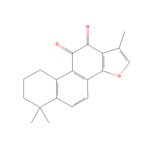 Tanshinone IIA (CAS: 568-72-9) - Chemical Structure and Molecular Formula 