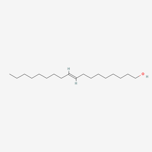 TRANS-9-OCTADECENOL (CAS: 506-42-3) - Chemical Structure and Molecular Formula 