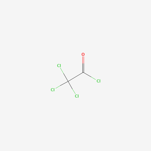 Trichloroacetyl chloride (CAS: 76-02-8) - Chemical Structure and Molecular Formula 