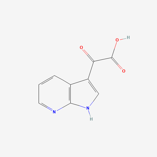 1H-Pyrrolo[2,3-b]pyridine-3-acetic acid,a-oxo- (CAS: 478677-93-9) - Chemical Structure and Molecular Formula 