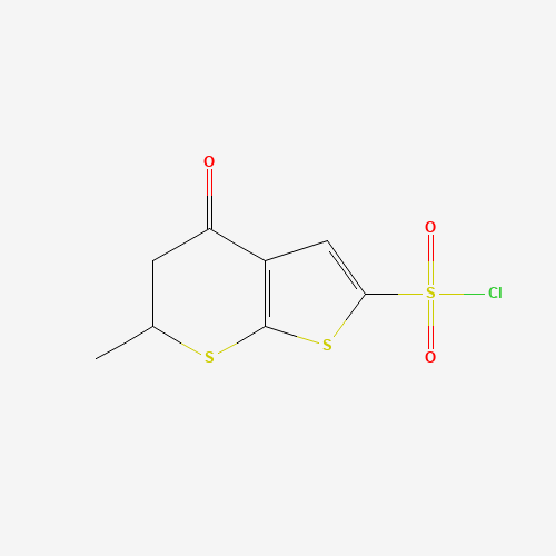 6-methyl-4-oxo-5,6-dihydro-4H-thieno[2,3-b]thiopyran-2-sulfonyl chloride (CAS: 120279-87-0) - Related Chemical Product