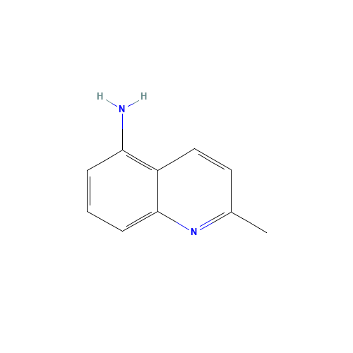 5-Aminoquinaldine (CAS: 54408-50-3) - Chemical Structure and Molecular Formula 