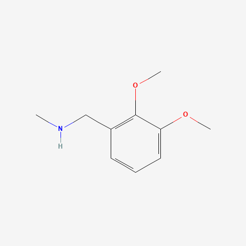 (2,3-DIMETHOXYBENZYL)METHYLAMINE (CAS: 53663-28-8) - Chemical Structure and Molecular Formula 