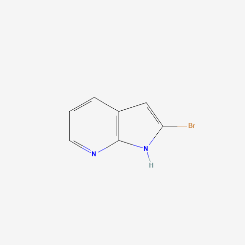 2-bromo-1H-pyrrolo[2,3-b]pyridine (CAS: 1083181-25-2) - Chemical Structure and Molecular Formula 