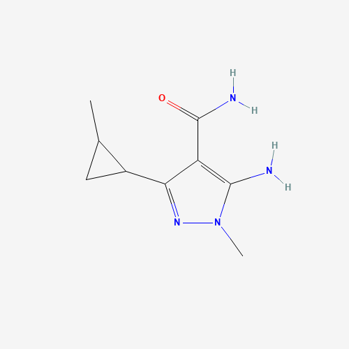 5-amino-1-methyl-3-((1R,2S)-2-methylcyclopropyl)-1H-pyrazole-4-carboxamide (CAS: 1184913-76-5) - Related Chemical Product