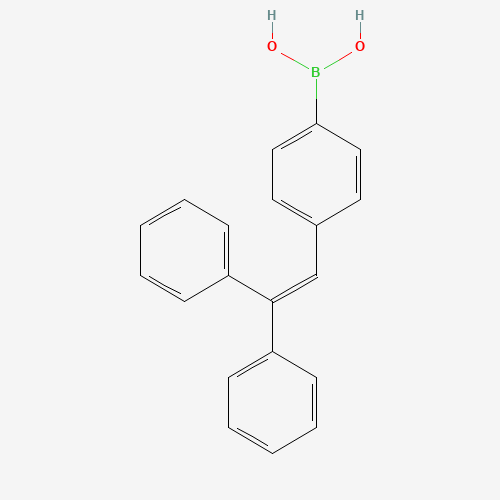 2-Diphenylvinyl)phenylboronic acid (CAS: 288105-04-4) - Chemical Structure and Molecular Formula 