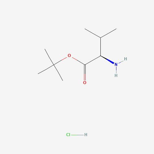 H-D-Val-OtBu.HCl (CAS: 104944-18-5) - Chemical Structure and Molecular Formula 