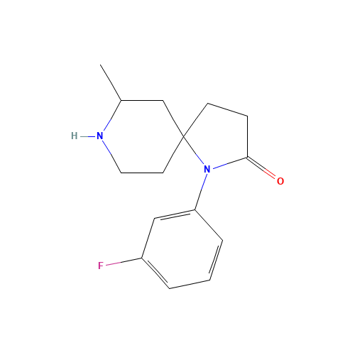 1-(3-fluorophenyl)-7-methyl-1,8-diazaspiro[4.5]decan-2-one (CAS: 1184918-56-6) - Related Chemical Product