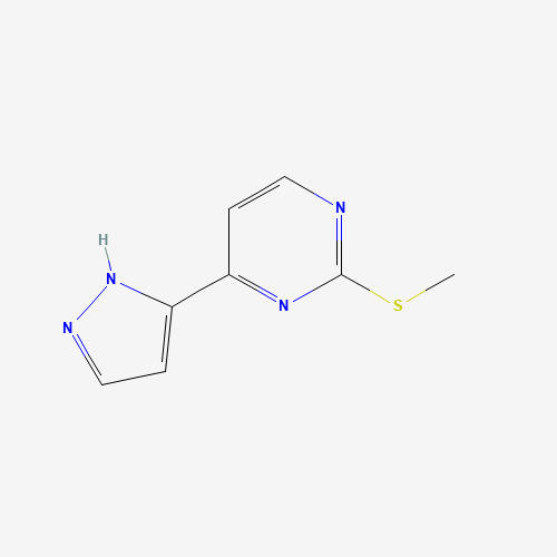 2-(methylthio)-4-(1H-pyrazol-3-yl)pyrimidine (CAS: 496863-64-0) - Related Chemical Product