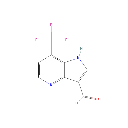 7-(trifluoromethyl)-1H-pyrrolo[3,2-b]pyridine-3-carbaldehyde (CAS: 1190316-44-9) - Related Chemical Product