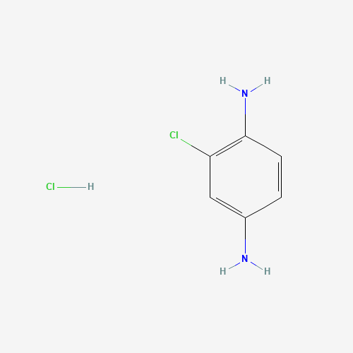 2-Chloro-1,4-benzenediamine hydrochloride (CAS: 62106-51-8) - Chemical Structure and Molecular Formula 