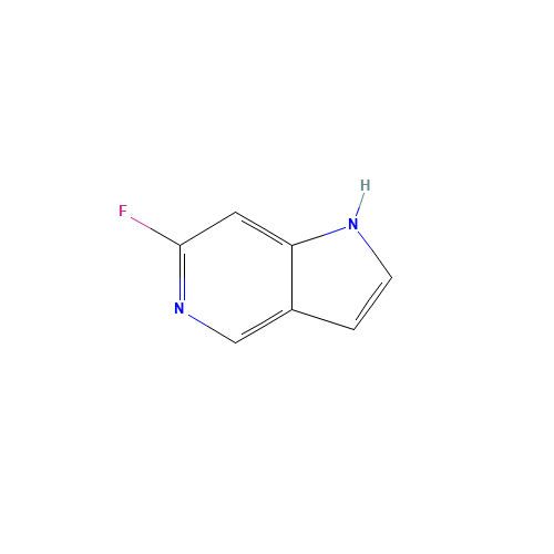 6-fluoro-1H-pyrrolo[3,2-c]pyridine (CAS: 1082041-03-9) - Chemical Structure and Molecular Formula 