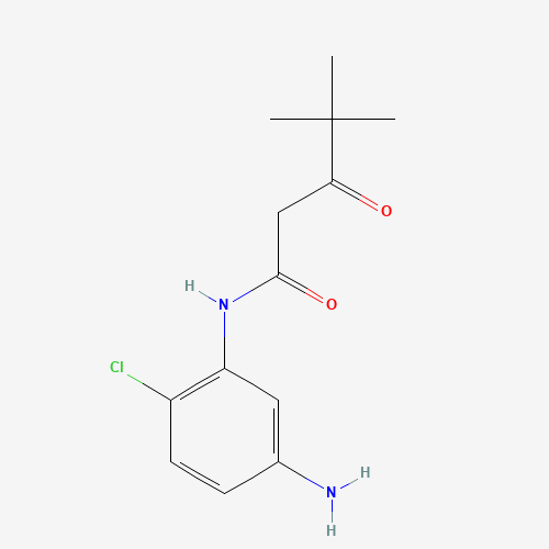 N-(5-Amino-2-chlorophenyl)-4,4-dimethyl-3-oxovaleramide (CAS: 59191-99-0) - Related Chemical Product