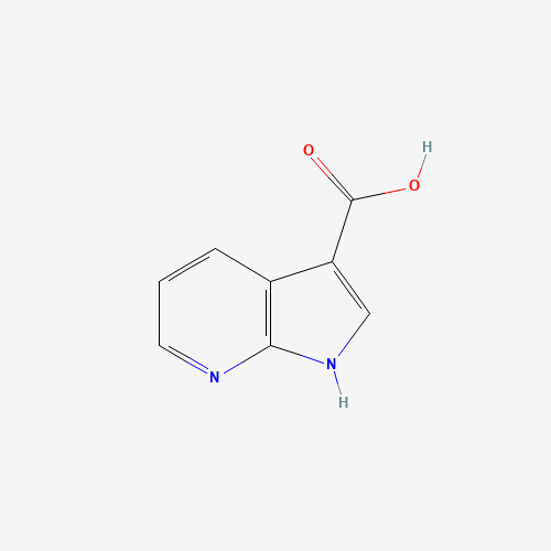 1H-PYRROLO[2,3-B]PYRIDINE-3-CARBOXYLIC ACID (CAS: 156270-06-3) - Chemical Structure and Molecular Formula 