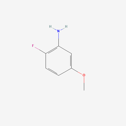 Benzenamine,2-fluoro-5-methoxy-(9CI) (CAS: 62257-15-2) - Chemical Structure and Molecular Formula 