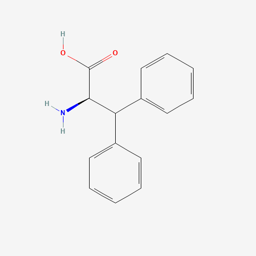 3,3-Diphenyl-D-alanine (CAS: 149597-91-1) - Chemical Structure and Molecular Formula 