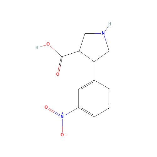 Trans-4-(3-nitrophenyl)pyrrolidine-3-carboxylic acid (CAS: 1049978-19-9) - Related Chemical Product