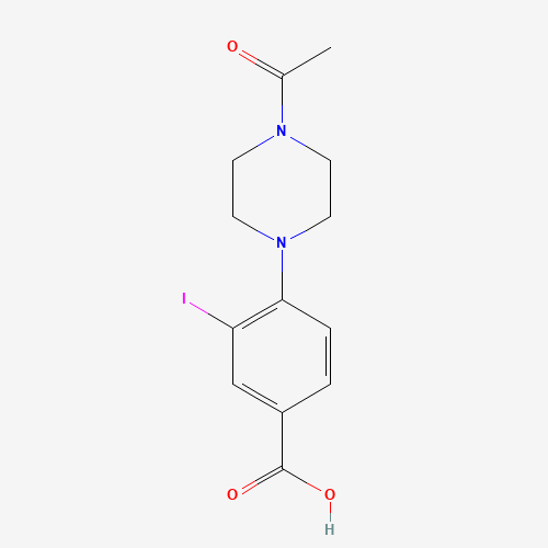 4-(4-acetylpiperazin-1-yl)-3-iodobenzoic acid (CAS: 1131614-95-3) - Related Chemical Product
