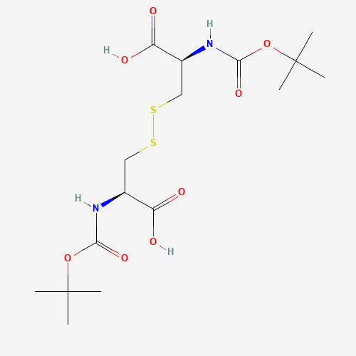 (BOC-CYS-OH)2 (CAS: 10389-65-8) - Chemical Structure and Molecular Formula 