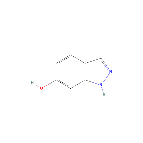 6-Hydroxyindazole (CAS: 23244-88-4) - Chemical Structure and Molecular Formula 