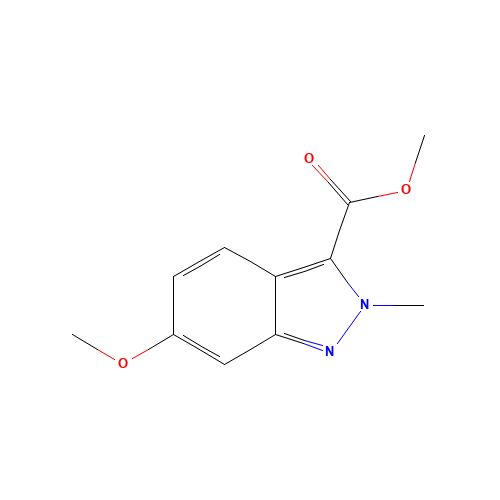 methyl 6-methoxy-2-methyl-2H-indazole-3-carboxylate (CAS: 1150618-48-6) - Related Chemical Product