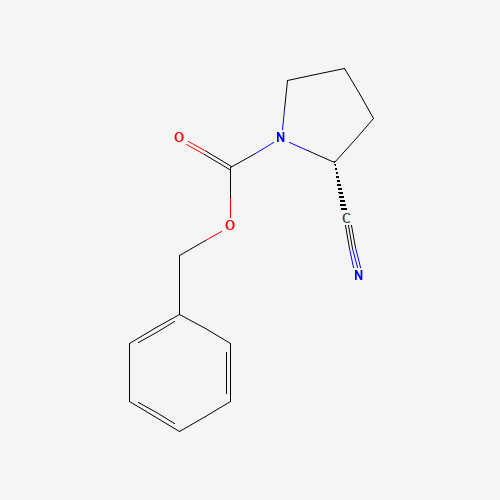 (R)-1-CBZ-2-CYANO-PYRROLIDINE (CAS: 620601-77-6) - Chemical Structure and Molecular Formula 