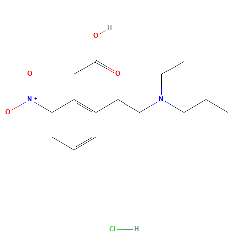 2-[2-(Dipropylamino)ethyl]-6-nitrophenylacetic acid hydrochloride (CAS: 91374-25-3) - Related Chemical Product