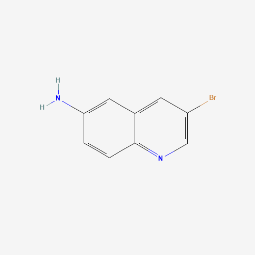 3-Bromoquinolin-6-amine (CAS: 7101-96-4) - Chemical Structure and Molecular Formula 